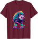 Roller Skating Funny Hedgehog Skater Roller Skates T-Shirt - T-Shirt | Maroon
