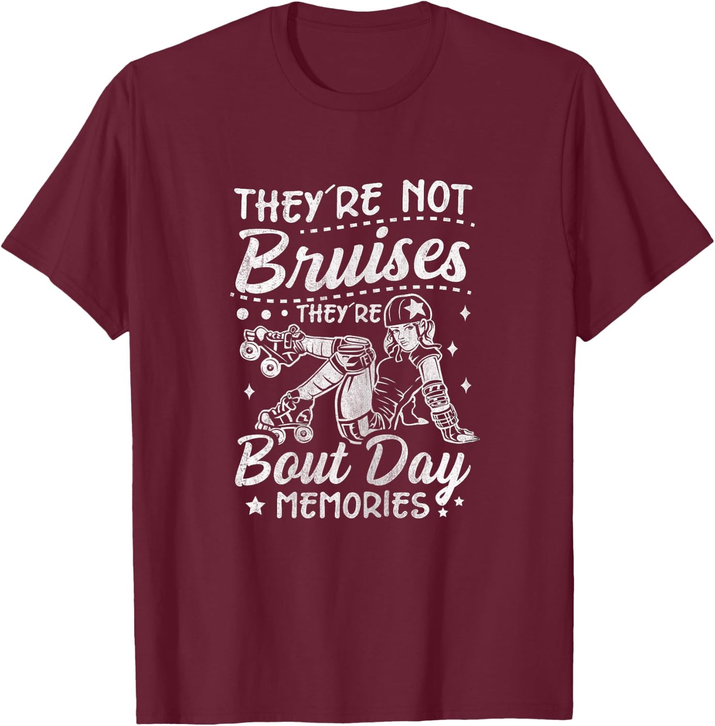Roller Derby Quote for a Roller Derby Player T-Shirt - T-Shirt | Maroon