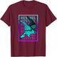 Kestrel Bird Vintage Retro Kestrel T-Shirt - T-Shirt | Maroon