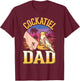 Cockatiel Dad T-Shirt - T-Shirt | Maroon