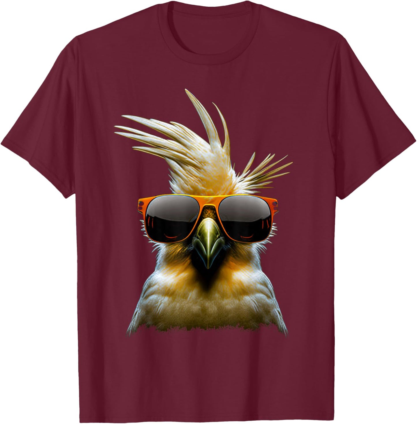 Love Cockatiel Women Parrot for pet Bird Lovers Cockatiel T-Shirt - T-Shirt | Maroon