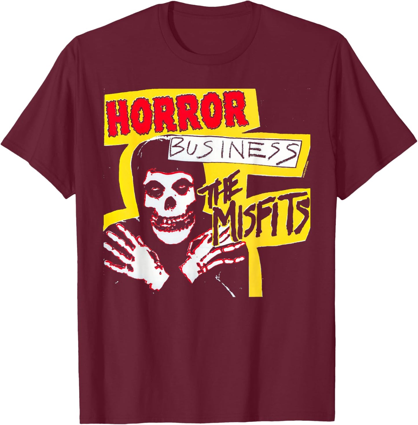 Misfits - Horror Business T-Shirt - T-Shirt | Maroon