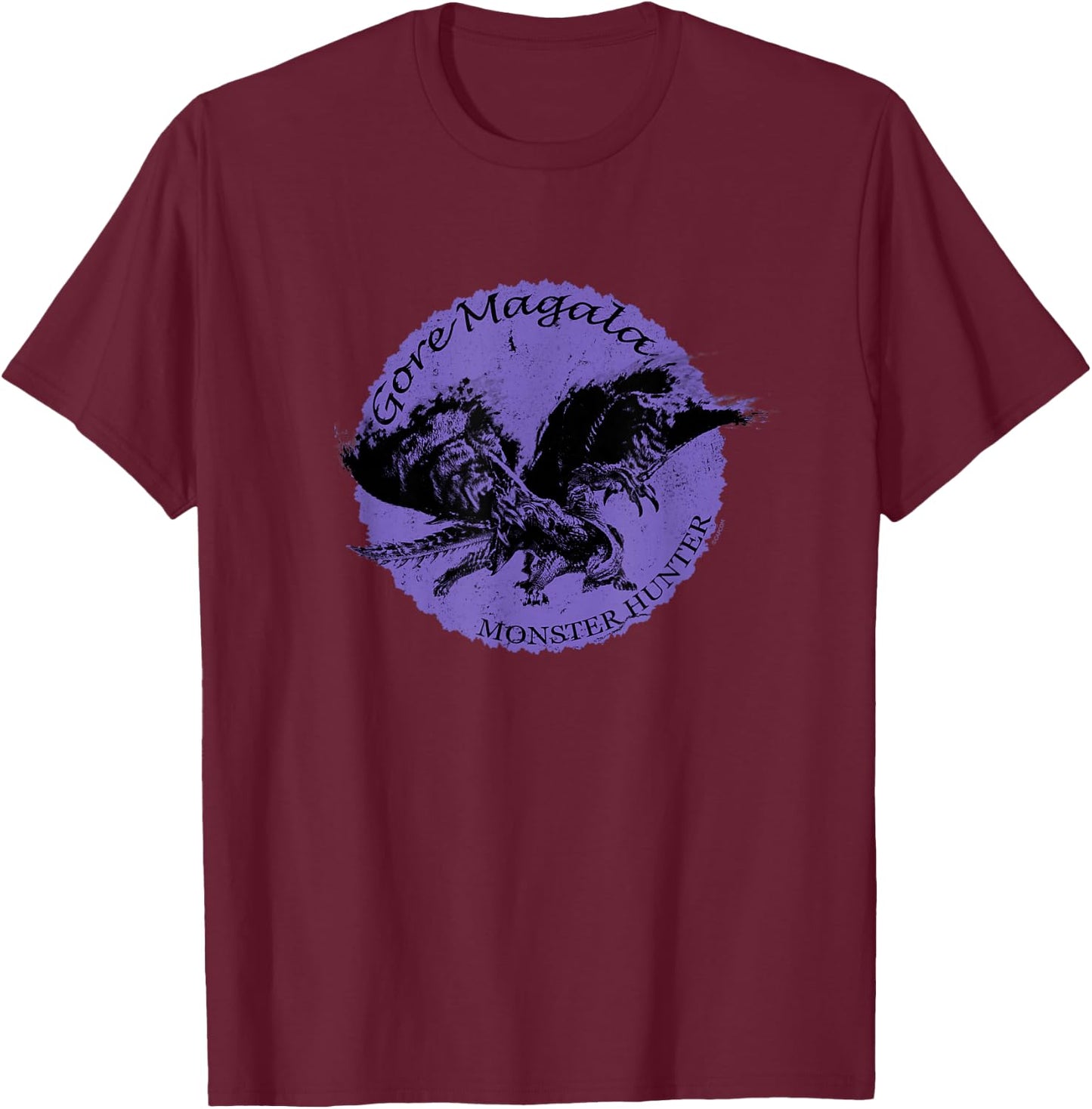 Monster Hunter Gore Magala T-Shirt - T-Shirt | Maroon