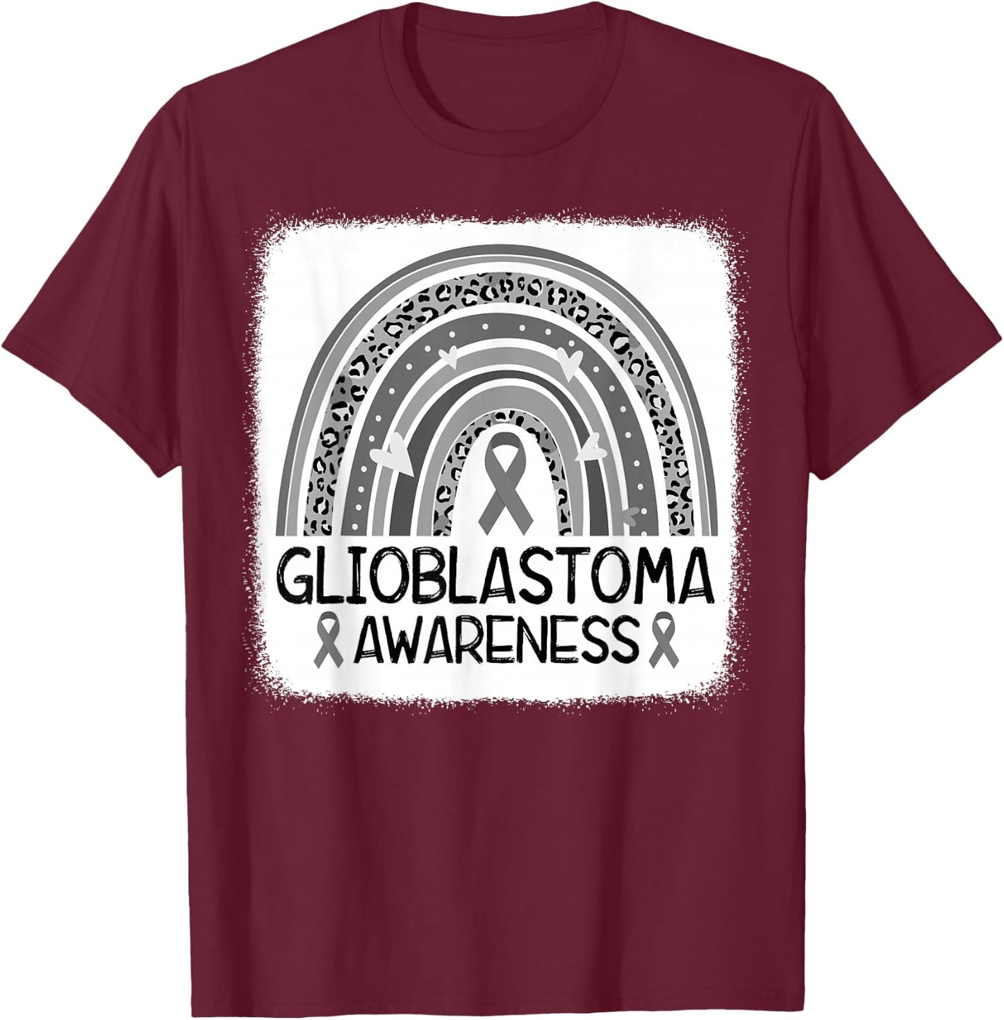 Brain Tumor Awareness Go Gray In May Glioblastoma Awareness T-Shirt - T-Shirt | Maroon