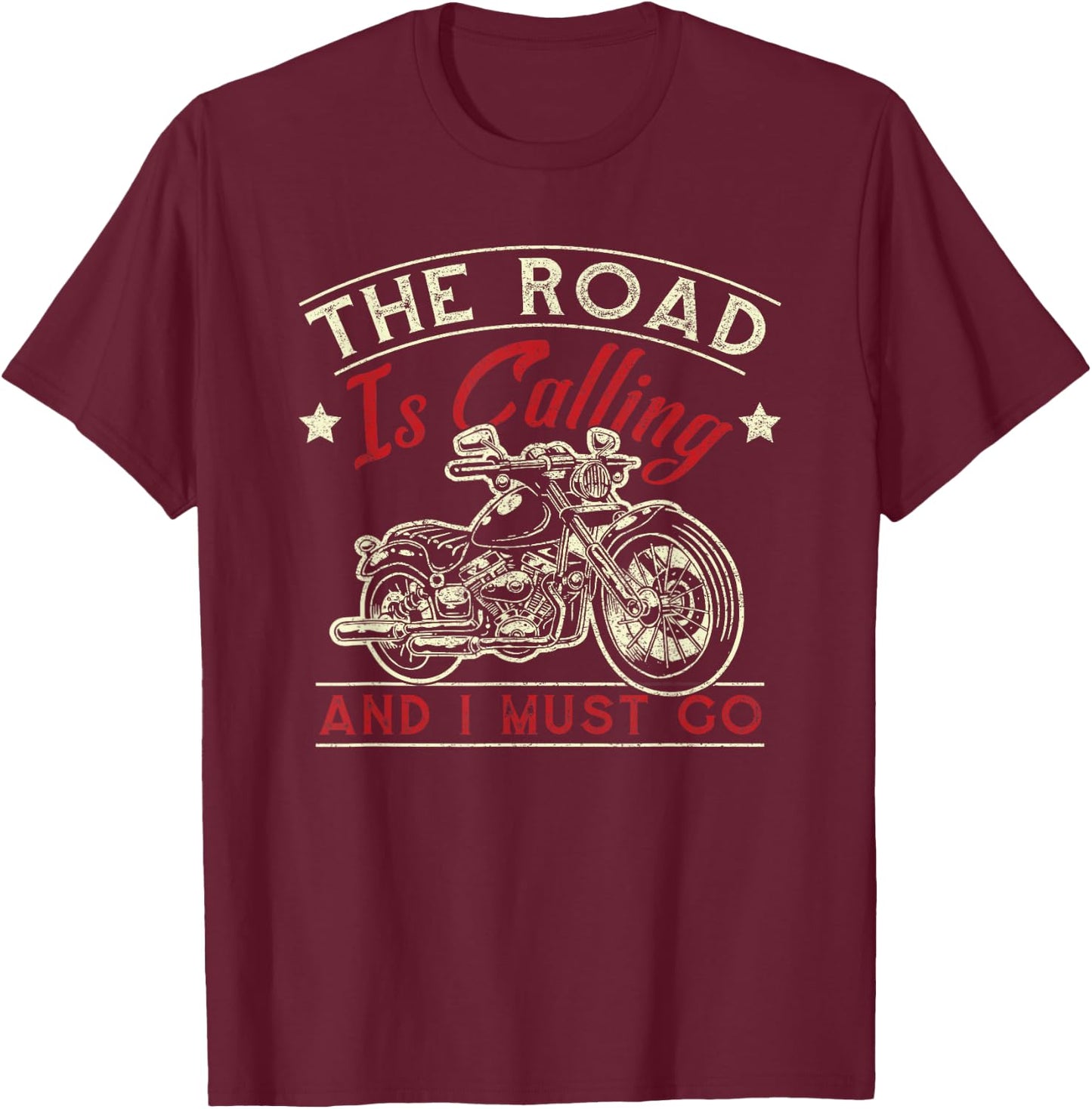 Motorcycle Motorbike Saying Motorcycling Biker T-Shirt - T-Shirt | Maroon