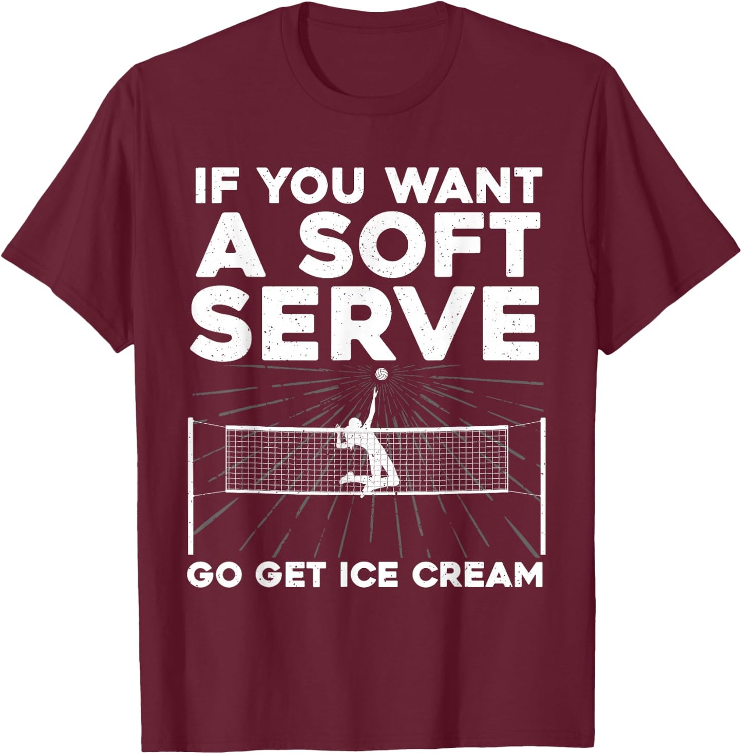 Volleyball Women Volleyball Player College Coach T-Shirt - T-Shirt | Maroon