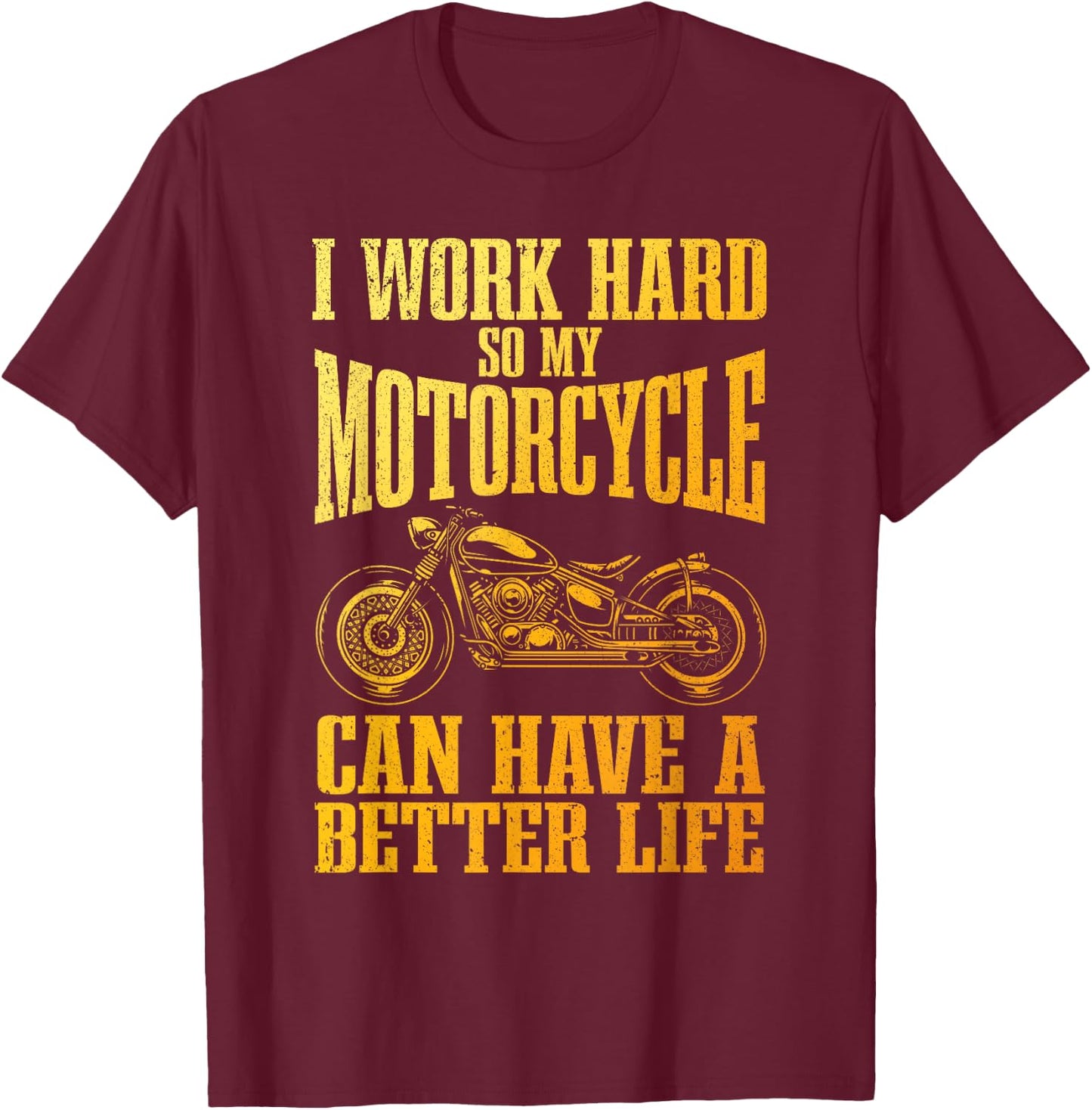 Cool Motorcycle Design Women Motorcycle Lover Rider T-Shirt - T-Shirt | Maroon