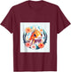 Enchanting Koi Carousel A Magical Ride of Cute Fish T-Shirt - T-Shirt | Maroon