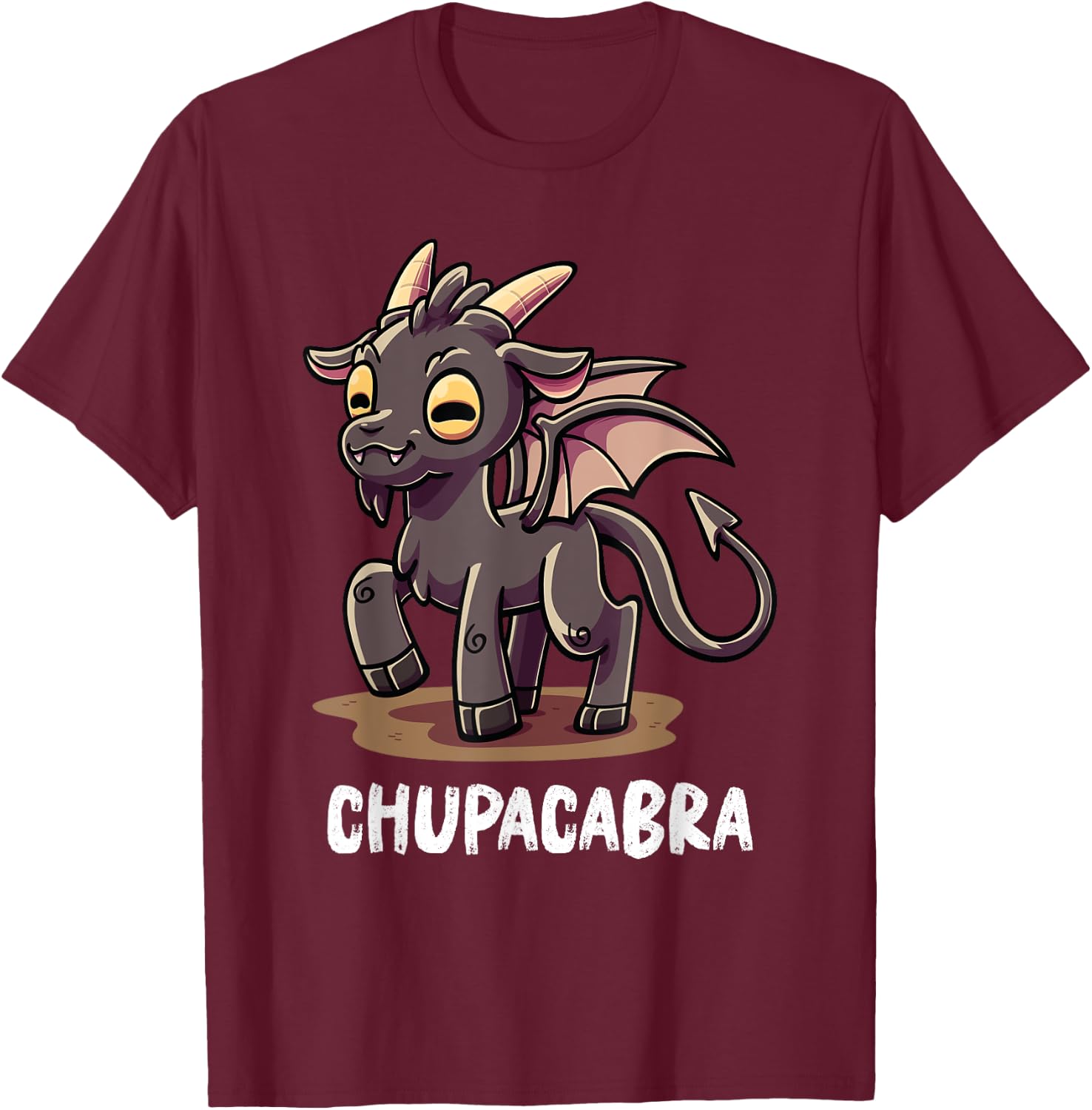 Chupacabra Local Cryptid Shirt Monster Cryptozoology T-Shirt - T-Shirt | Maroon