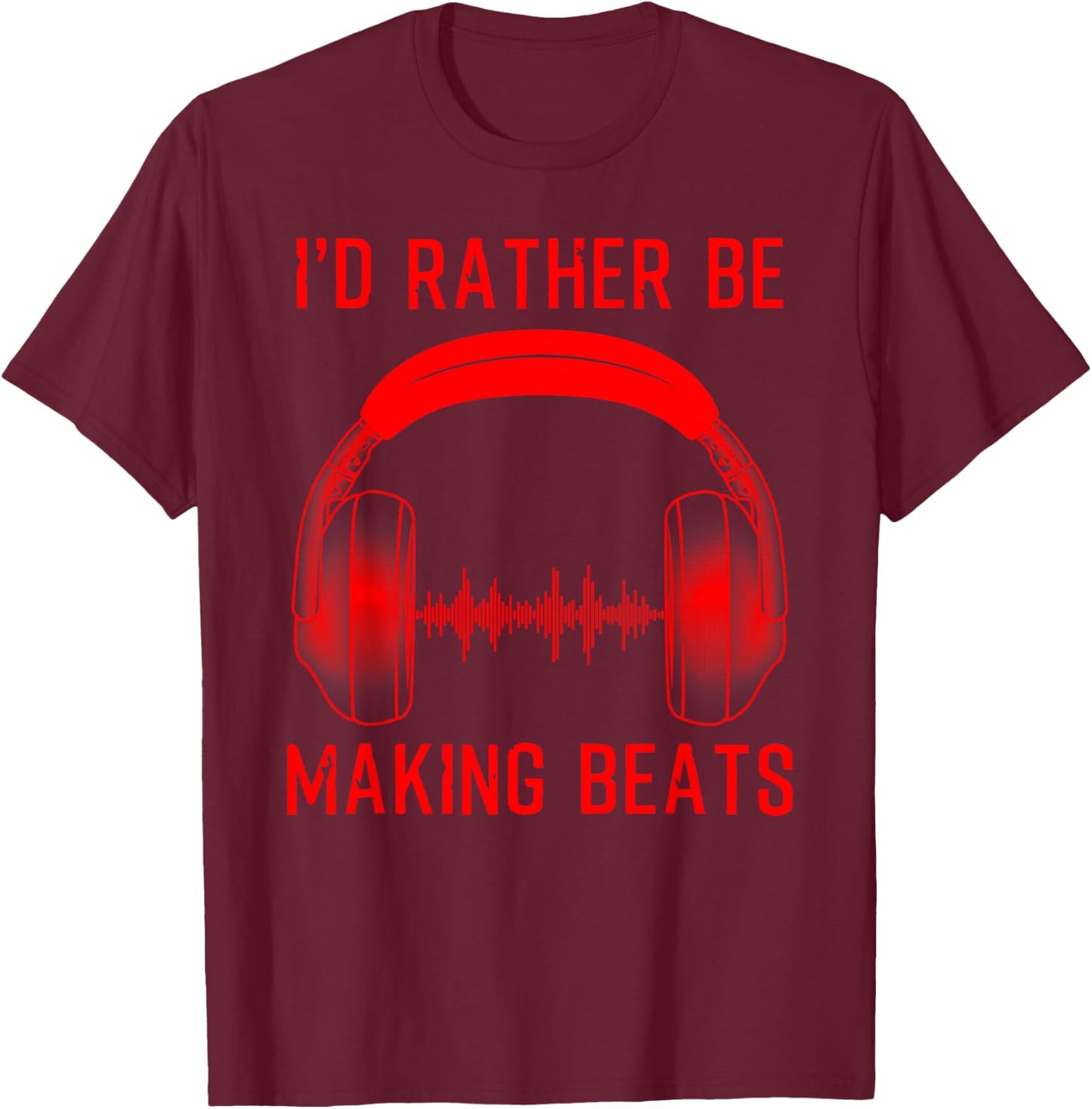 Funny Beat Maker Music Producer Gift Cool Hip-hop Musician T-Shirt - T-Shirt | Maroon