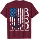Red Friday Military Memorial Day Veterans Family 4th Of July T-Shirt - T-Shirt | Maroon