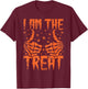 I Am The Treat, Halloween T-Shirt - T-Shirt | Maroon
