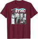 NSYNC Official Here We Go T-Shirt - T-Shirt | Maroon
