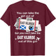 East Kilbride Boarding Pass - East Kilbride Girl T-Shirt - T-Shirt | Maroon