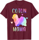 Coton Mama Coton de Tulear Mom Rainbow Watercolor T-Shirt - T-Shirt | Maroon
