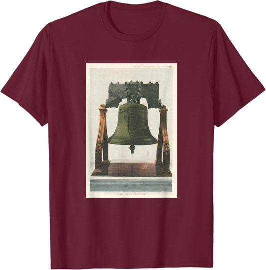 Liberty Bell in Philadelphia T-Shirt - T-Shirt | Maroon