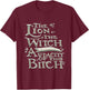 The Lion The Witch And The Audacity of this T-Shirt - T-Shirt | Maroon