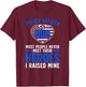 Police Officer Mom Art For Mother Women Cop Police Officer T-Shirt - T-Shirt | Maroon
