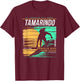 Vintage Surfing Tamarindo Costa Rica Retro Surfers Paradise T-Shirt - T-Shirt | Maroon