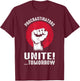 Procrastinators Unite Tomorrow Sarcasm T-Shirt - T-Shirt | Maroon