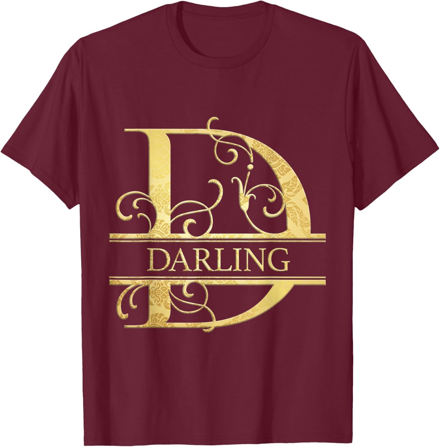 Darling Name T-Shirt - T-Shirt | Maroon