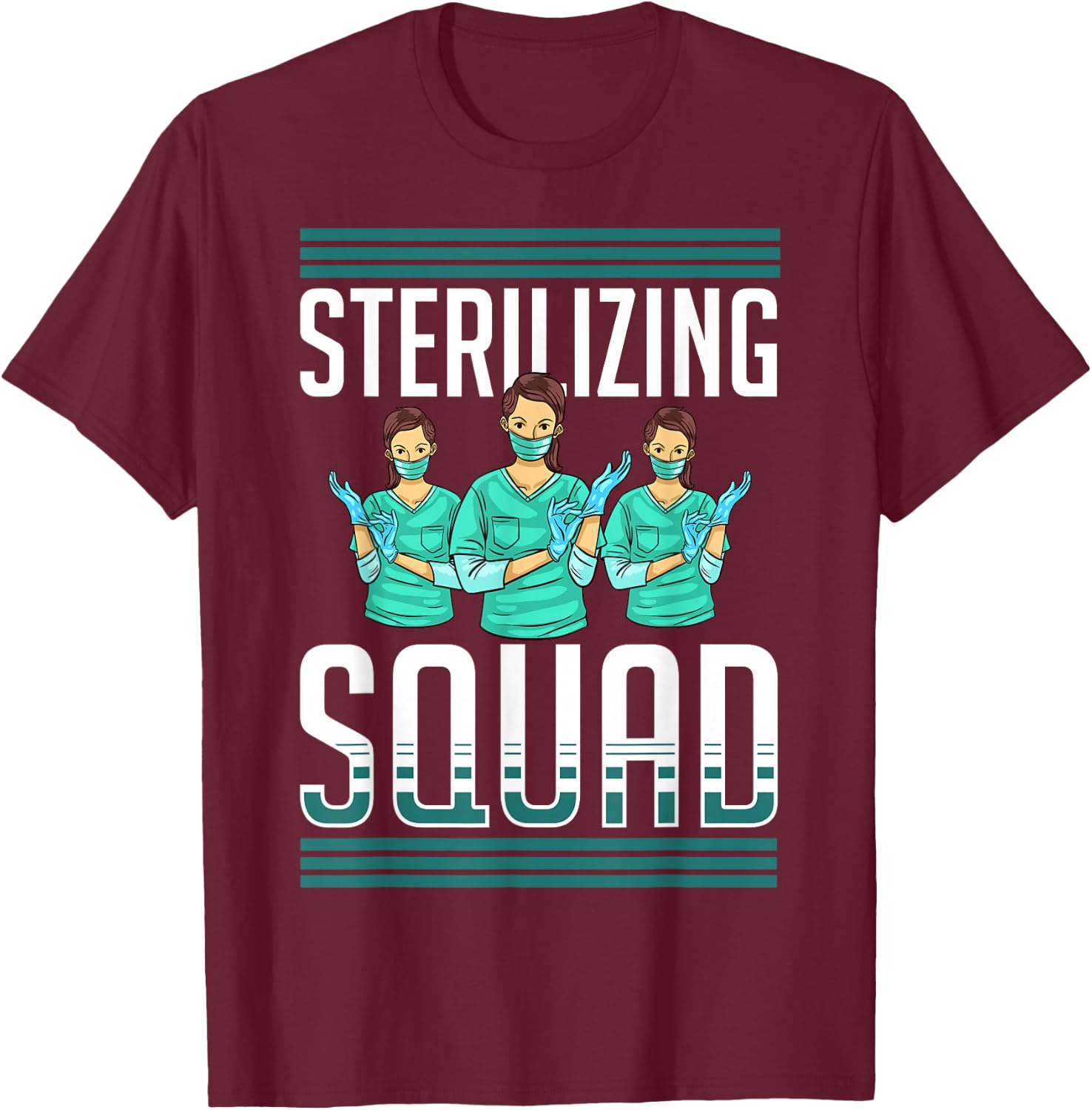 Sterile Processing Technician Instruments Tech Certification T-Shirt - T-Shirt | Maroon
