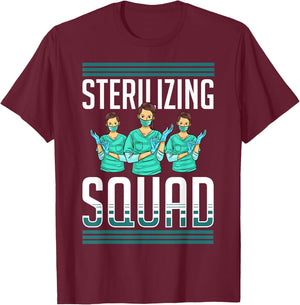 Sterile Processing Technician Instruments Tech Certification T-Shirt - T-Shirt | Maroon