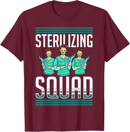 Sterile Processing Technician Instruments Tech Certification T-Shirt - T-Shirt | Maroon