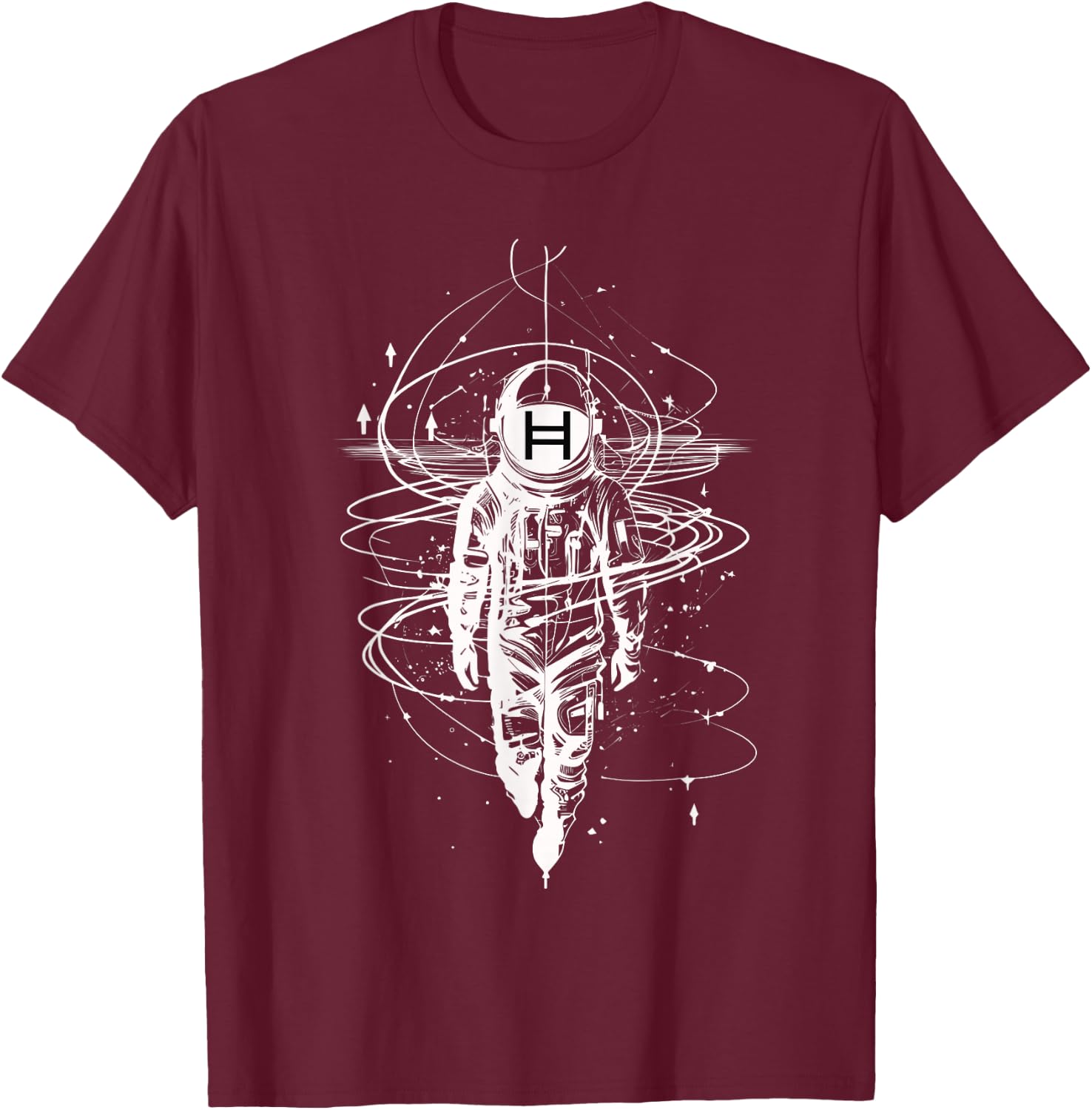 HBAR Crypto BULLRUN 2024 HODL Hedera Hashgraph Token T-Shirt - T-Shirt | Maroon