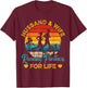 Husband And Wife Running Partners For Life T-Shirt - T-Shirt | Maroon