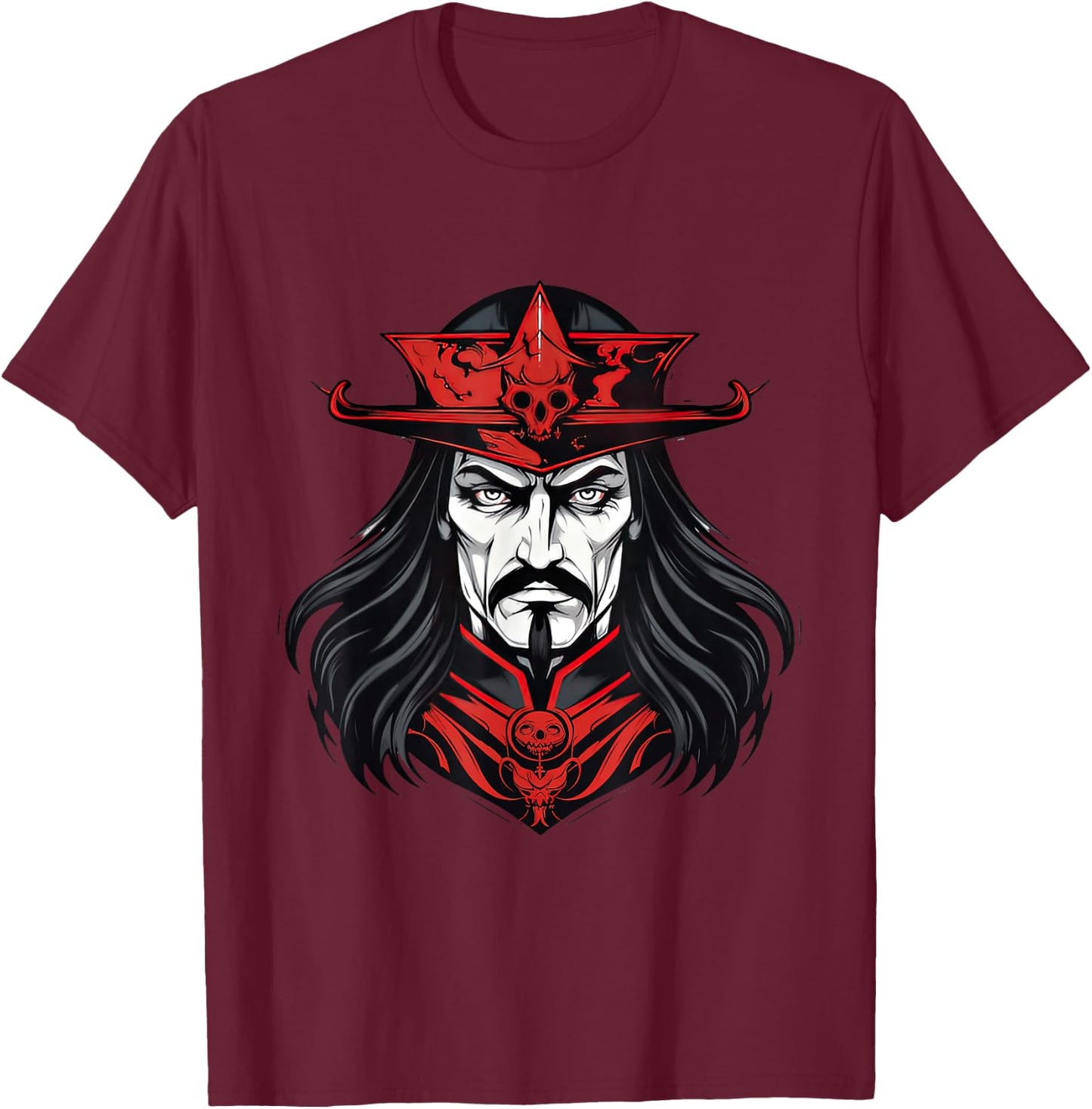 Vlad The Impaler Anime T-Shirt - T-Shirt | Maroon