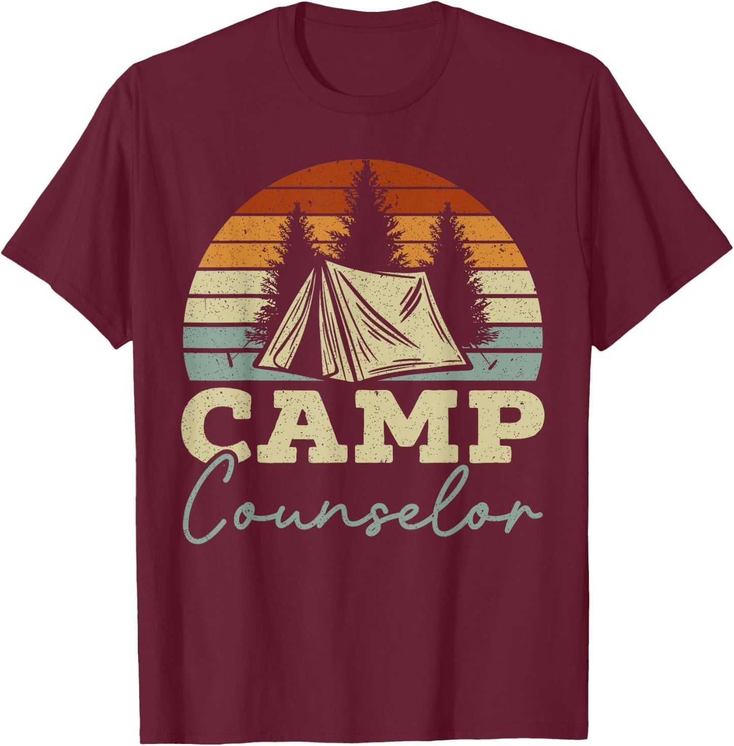 Camp Counselor for a Funny Camper Summer Camp Director Women T-Shirt - T-Shirt | Maroon