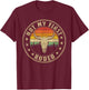 Not My First Rodeo Bull Skull Western Rodeo Country T-Shirt - T-Shirt | Maroon