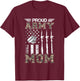 Proud Army Mom US Army Mom Gifts Army Graduation Mom T-Shirt - T-Shirt | Maroon