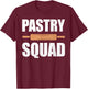 Pastry squad, rolling pin, group matching baking squad crew T-Shirt - T-Shirt | Maroon