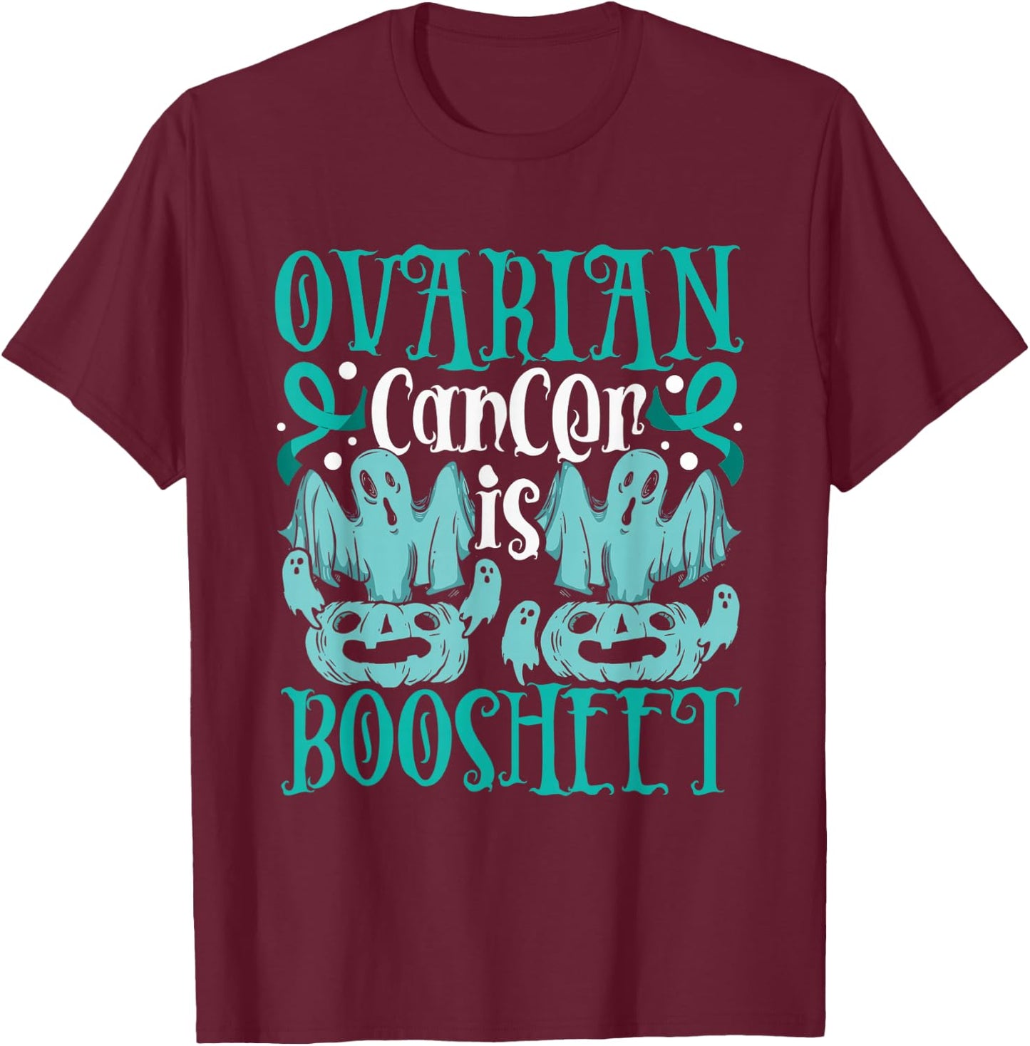 Ovarian Cancer Awareness T-Shirt - T-Shirt | Maroon