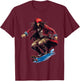 Pirate Skater - Skateboard Skateboarder Skateboarding T-Shirt - T-Shirt | Maroon