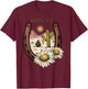 Vintage White Howdy Rodeo Western Country Southern Cowgirl T-Shirt - T-Shirt | Maroon