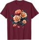 Bouquet of Roses on Rose flowers T-Shirt - T-Shirt | Maroon