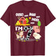I'm 7 Year Old Farm Animals Birthday 7th Party T-Shirt - T-Shirt | Maroon