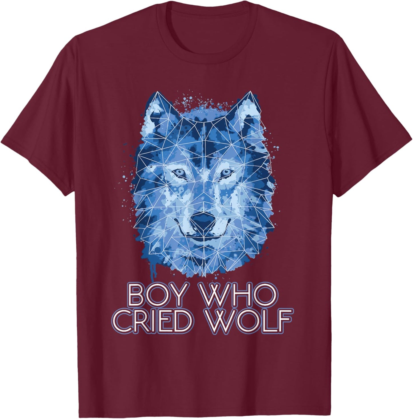 Boy Who Cried Wolf Lover Outfit T-Shirt - T-Shirt | Maroon