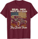 Hot Rod, Real Men Dont Buy Cars, Vintage Patriotic Rat Rod T-Shirt - T-Shirt | Maroon