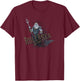 Disney The Little Mermaid King Triton Ruler of The Sea Retro T-Shirt - T-Shirt | Maroon