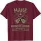 Make Country Music Great Again USA Vintage T-Shirt - T-Shirt | Maroon