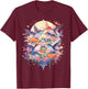 Beautiful Hummingbirds Bird Watching Earth Day Nature Lovers T-Shirt - T-Shirt | Maroon