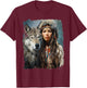 Woman Wolf T-Shirt - T-Shirt | Maroon