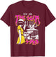 Uzumaki Colorful Scar Graphic Small T-Shirt - T-Shirt | Maroon