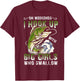 On Weekends I Hook Up Big Girls Who Swallow Funny Fishing T-Shirt - T-Shirt | Maroon
