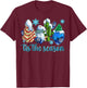Tis The Season Winter And Snowman Christmas Family Matching T-Shirt - T-Shirt | Maroon