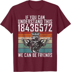 Funny Muscle Car T-Shirt - T-Shirt | Maroon